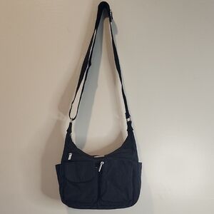 Baggallini Black Nylon Crossbody | Lightweight Travel Bag